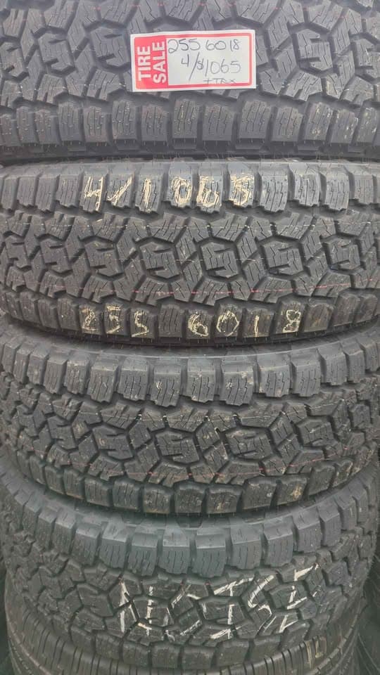TOYO AT3 255/60R18